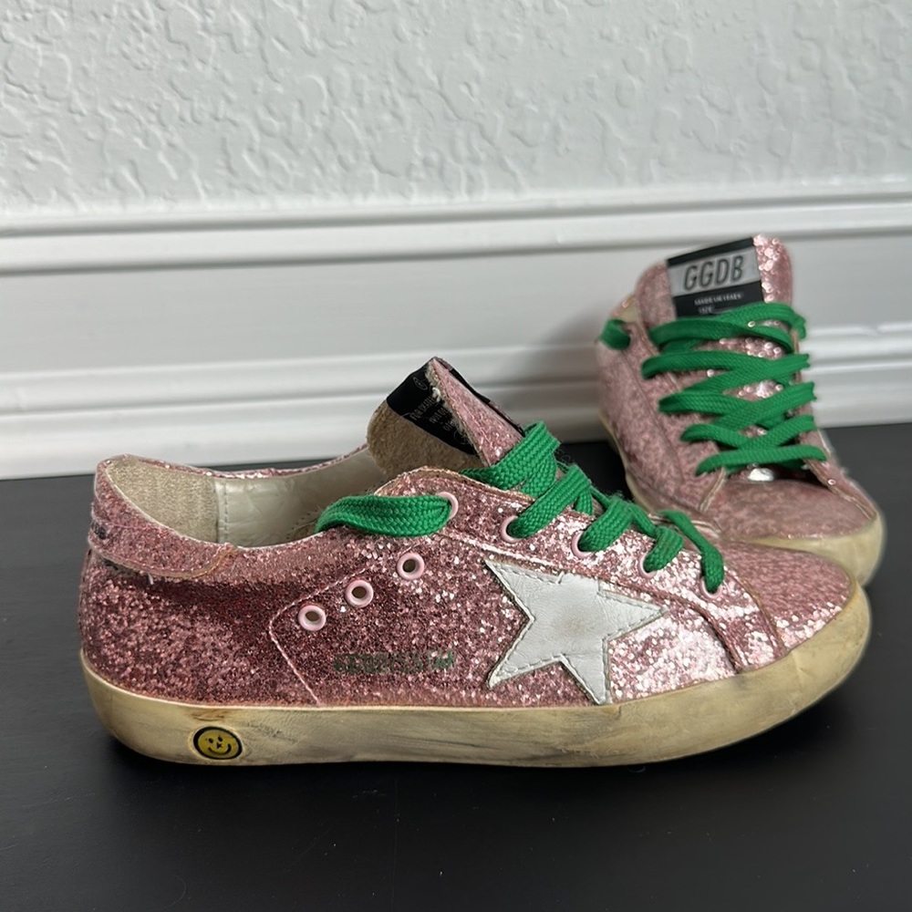 pink golden goose